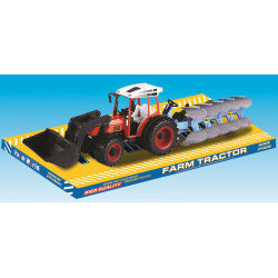 TRAKTOR Z PŁUGIEM