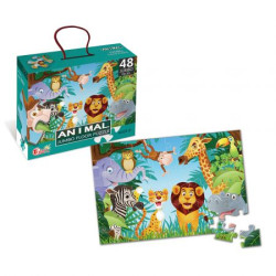 PUZZLE JUMBO DŻUNGLA 48EL