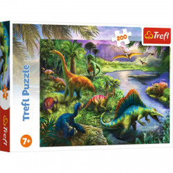 PUZZLE 200 DRAPIEŻNE DINOZAURY