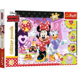 PUZZLE 100 GLITTER MINNIE I...