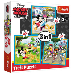 PUZZLE 3W1 MYSZKA MIKI Z...