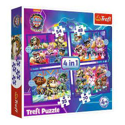 PUZZLE 4W1 BOHATEROWIE NA...