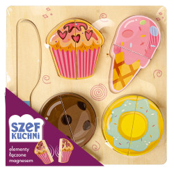 DREWNO SZEF KUCHNI SŁODYCZE 