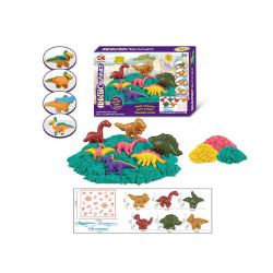 PIASEK KINETYCZNY DINOZAURY 