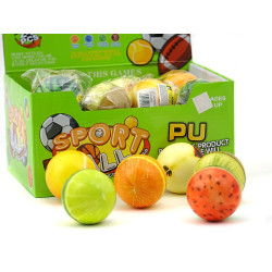 PIŁECZKA PIANKOWA OWOCE 6CM