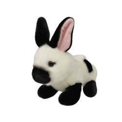 KRÓLIK BIAŁO-CZARNY 19CM