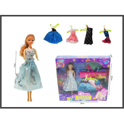 LALKA 17CM Z UBRANKAMI 3...