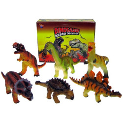 DINOZAURY 26-30CM 6 RODZAJÓW