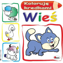 KOLORUJĘ KREDKAMI WIEŚ