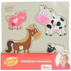 UKŁADANKA DREWNIANA 