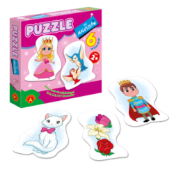 PUZZLE DLA MALUSZKÓW KRÓLEWNA 