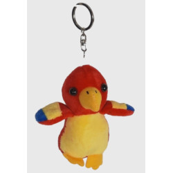 BRELOK PAPUGA CZERWONA 8CM