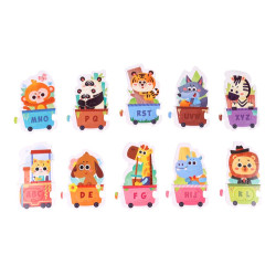 PUZZLE EDUKACYJNE POCIĄG