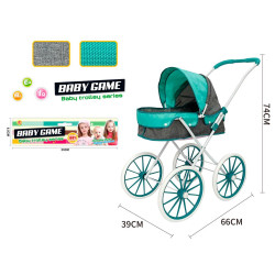 WÓZEK DLA LALEK - DUŻE KOŁA...