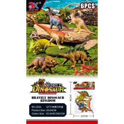 DINOZAURY W WORKU DUŻE 