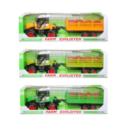 TRAKTOR Z PRZYCZEPĄ 