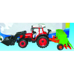 TRAKTOR Z MASZYNĄ ROLNICZĄ...