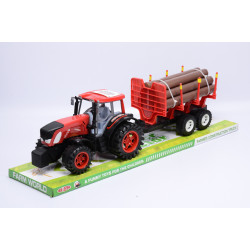 TRAKTOR GIGANT Z DREWNEM 