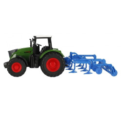 TRAKTOR Z PŁUGIEM 