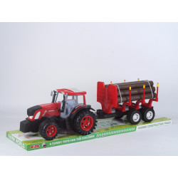 TRAKTOR GIGANT Z DREWNEM 