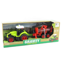 TRAKTOR Z DREWNEM 