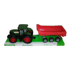 TRAKTOR Z PRZYCZEPĄ 