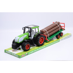 TRAKTOR GIGANT Z DREWNEM