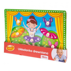 UKŁADANKA DREWNIANA BALETNICA