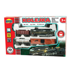 KOLEJKA 355cm +3wagony  -