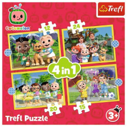 PUZZLE 4W1 COCOMELON POZNAJ...